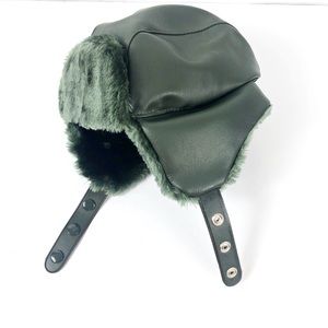 Men’s Faux Fur | Leather Trapper Hat